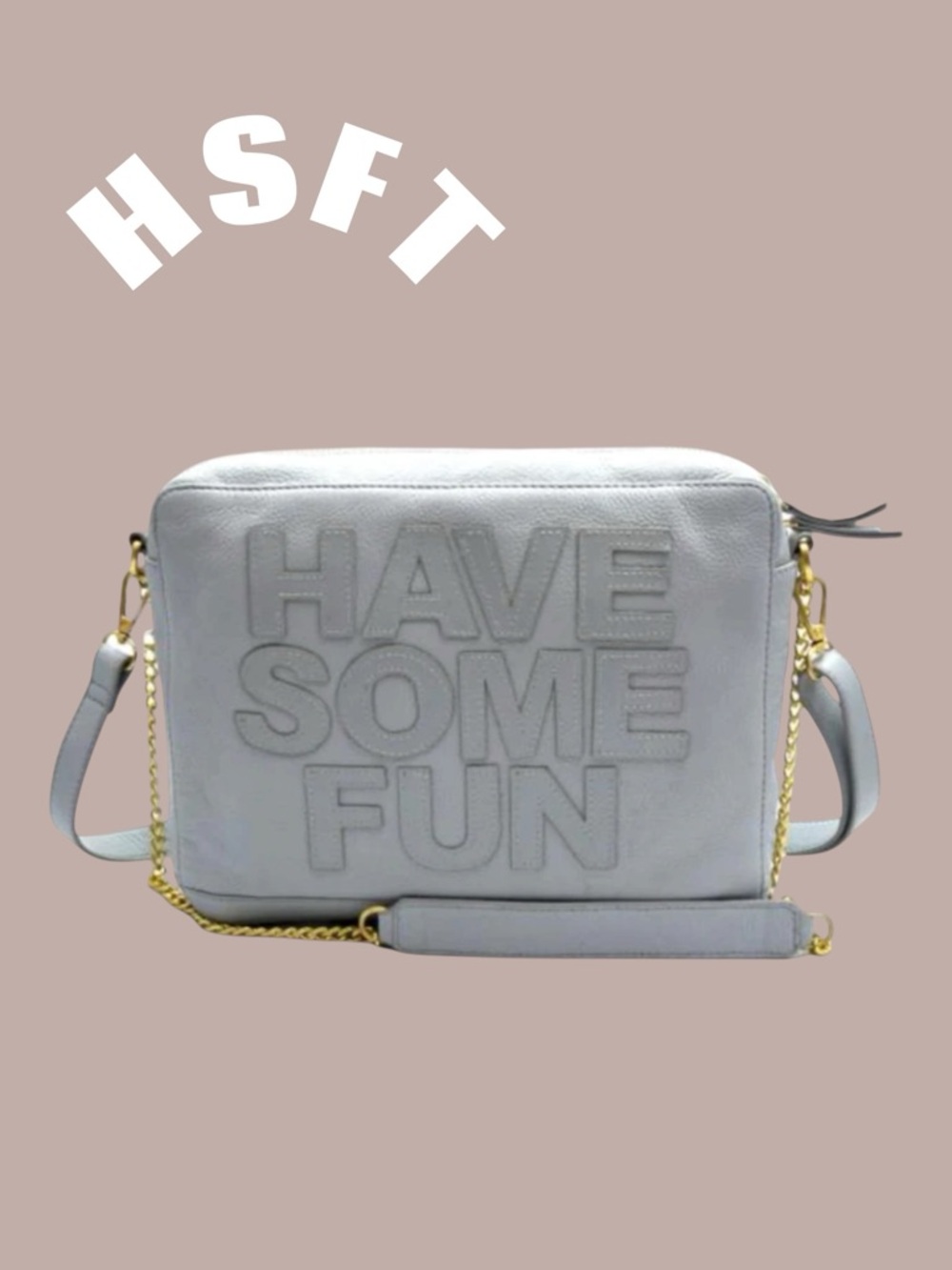 HSFT (Have Some Fun Today) The Elsie Convertible Bag - Gray